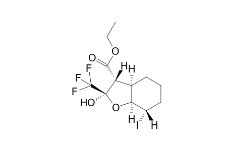 Ethyl (1R,5S,6S,8R,9R)-5-Iodo-8-hydroxy-8-trifluoromethyl-7-oxa-bicyclo[4.3.0]nonane-9-carboxylate isomer