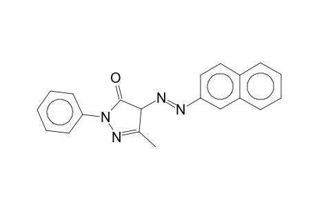 5-Methyl-4-[(E)-2-naphthyldiazenyl]-2-phenyl-2,4-dihydro-3H-pyrazol-3-one