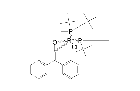 TRANS-CHLOROBIS-(DI-TERT.-BUTYLMETHYLPHOSPHINE)-(ETA(2)-C,O-DIPHENYLKETENE)-RHODIUM