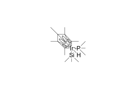 (/.eta.-5/-Pentamethyl-cyclopentadienyl)-trimethylphosphino-trimethylsilyl-hydrido iridium