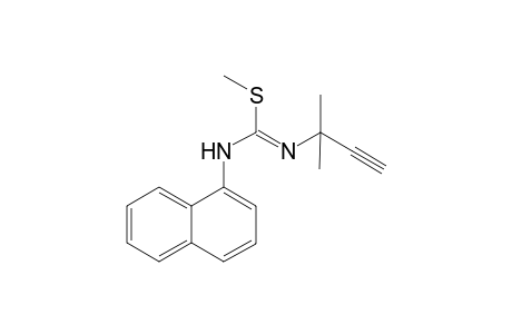 Isothiourea, 2-methyl-3-(1,1-dimethyl-2-propynyl)-1-(1-naphtyl)-