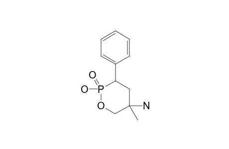 (3S,5S)-5-AMINO-2-HYDROXY-5-METHYL-2-OXO-3-PHENYL-1,2-OXAPHOSPHORINANE