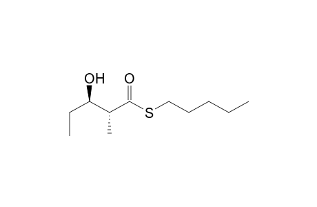 anti-(2R,3R)-3-Hydroxy-2-methylvaleric acid pentyl thioester