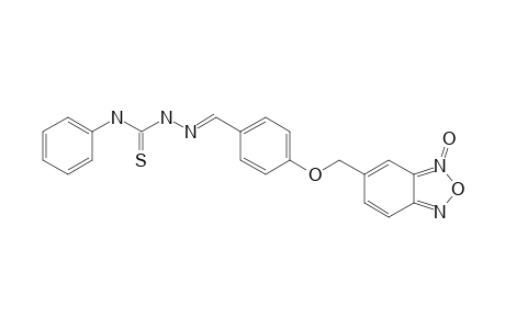 5-[4-(N(4)-PHENYLTHIOSEMICARBAZONO)-PHENYLOXYMETHYL]-BENZO-[1,2-C]-1,2,5-OXADIAZOLE-N-OXIDE