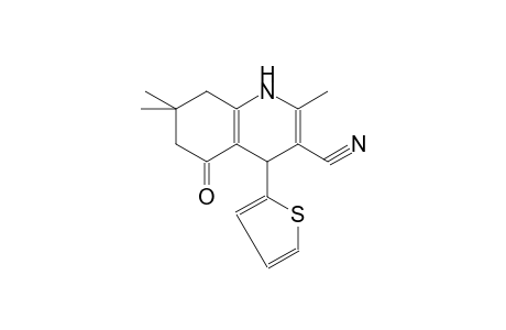 3-Quinolinecarbonitrile, 1,4,5,6,7,8-hexahydro-2,7,7-trimethyl-5-oxo-4-(2-thienyl)-
