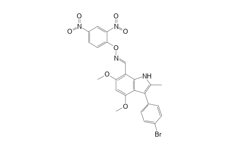4,6-Dimethoxy-7-(2,4-dinitrophenoxyiminomethyl)-3-(4-bromophenyl)-2-methylindole