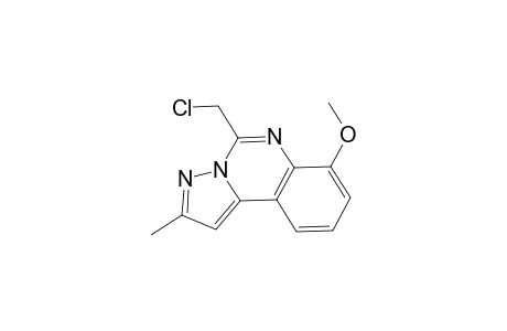 5-(Chloromethyl)-7-methoxy-2-methylpyrazolo[1,5-c]-quinazoline