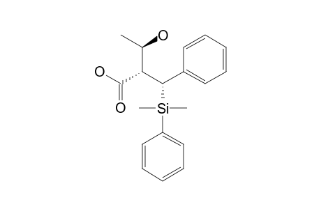 (1'S,2S,3R)-2-(1'-dimethylphenylsilylbenzyl)-3-hydroxybutanoic acid