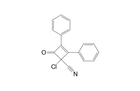 4-Chloro-4-cyano-2,3-diphenylcyclobutenone
