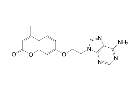 7-(2-adenin-9-ylethoxy)-4-methyl-coumarin