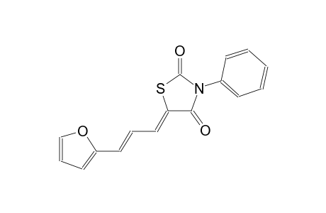 (5Z)-5-[(2E)-3-(2-furyl)-2-propenylidene]-3-phenyl-1,3-thiazolidine-2,4-dione