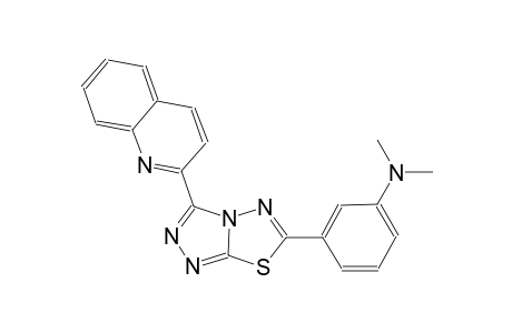 benzenamine, N,N-dimethyl-3-[3-(2-quinolinyl)[1,2,4]triazolo[3,4-b][1,3,4]thiadiazol-6-yl]-