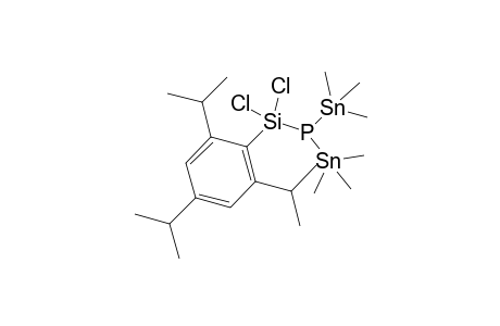 [dichloro-(2,4,6-triisopropylphenyl)silyl]-bis(trimethylstannyl)phosphane