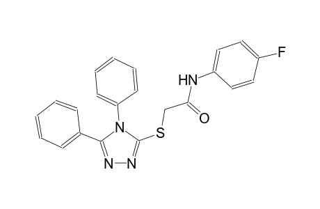 acetamide, 2-[(4,5-diphenyl-4H-1,2,4-triazol-3-yl)thio]-N-(4-fluorophenyl)-