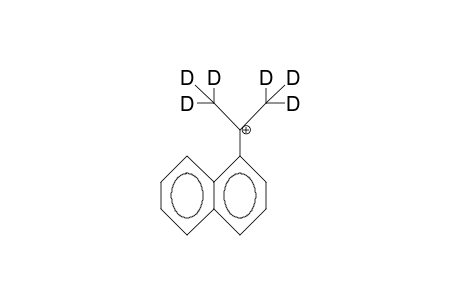 Naphth-1-yl-bis(trideuteriomethyl)-carbenium cation