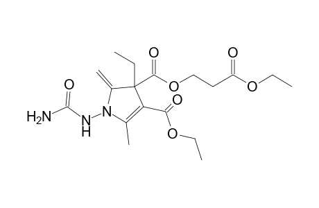 Diethyl 1-[(aminocarbonyl)amino]-3-(3-ethoxy-3-oxopropyl)-5-methyl-2-methylene-2,3-dihydropyrrole-3,4-dicarboxylate