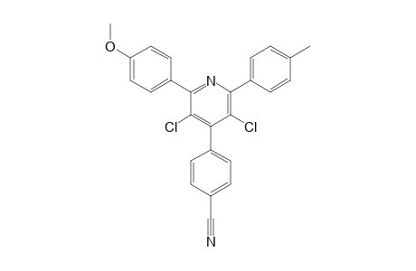 3,5-Dichloro-2-(4-methoxyphenyl)-4-(4-cyanophenyl)-6-p-tolylpyridine