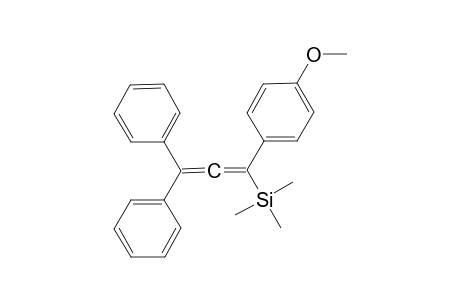 (1-(4-methoxyphenyl)-3,3-diphenylpropa-1,2-dien-1-yl)trimethylsilane