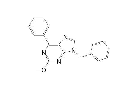 2-Methoxy-6-phenyl-9-(phenylmethyl)purine