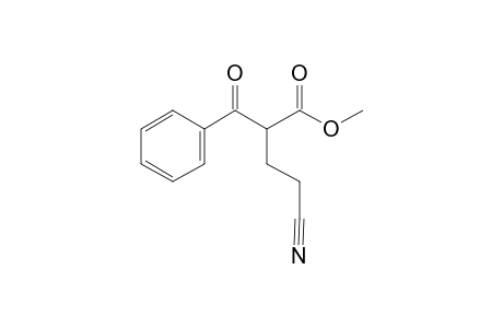 Methyl 2-benzoyl-4-cyanobutanoate