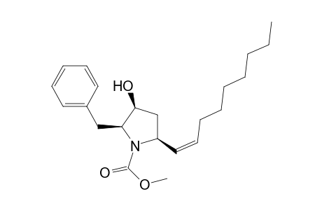 (2S,3S,5S)-2-(Phenylmethyl)-1-carbomethoxy-5-[(Z)-nonen-1-yl]-3-pyrrolidinol