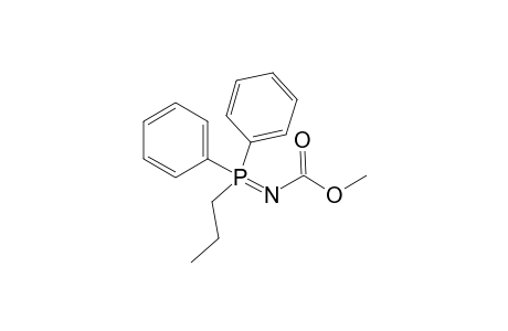 P,P-Diphenyl-P-(propyl)(N-methoxycarbonyl)phosphazene