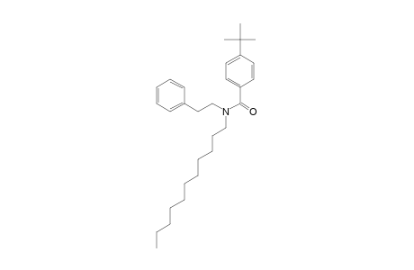 Benzamide, 4-(tert-butyl)-N-(2-phenylethyl)-N-undecyl-