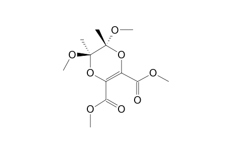 (-)-(5R,6R)-5,6-DIMETHOXY-5,6-DIMETHYL-5,6-DIHYDRO-1,4-DIOXIN-2,3-DIMETHYL-DICARBOXYLATE