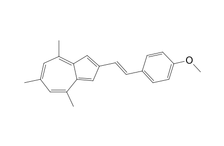 2-[2'-(4''-Methoxyphenyl)ethenyl]-4,6,8-trimethylazulene
