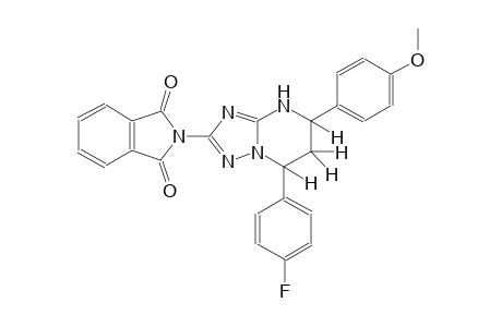 2-[7-(4-fluorophenyl)-5-(4-methoxyphenyl)-4,5,6,7-tetrahydro[1,2,4]triazolo[1,5-a]pyrimidin-2-yl]-1H-isoindole-1,3(2H)-dione