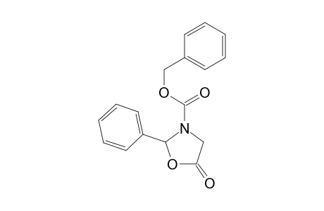 (phenylmethyl) 5-oxidanylidene-2-phenyl-1,3-oxazolidine-3-carboxylate