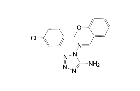 N~1~-((E)-{2-[(4-chlorobenzyl)oxy]phenyl}methylidene)-1H-tetraazole-1,5-diamine