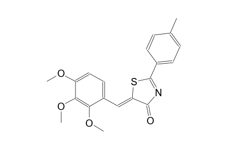 (5Z)-2-(4-methylphenyl)-5-(2,3,4-trimethoxybenzylidene)-1,3-thiazol-4(5H)-one