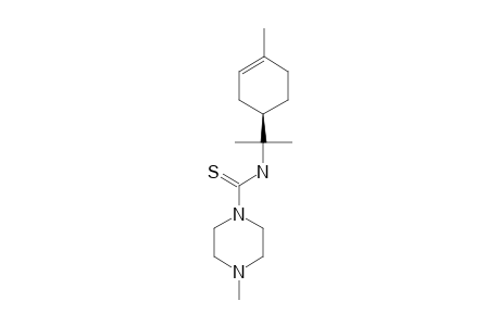 N-[1-(4R)-(4-ISOPROPYL-1-METHYL-CYCLOHEXENYL)]-N'-[2-(N-METHYLPIPERAZYL)]-THIOUREA