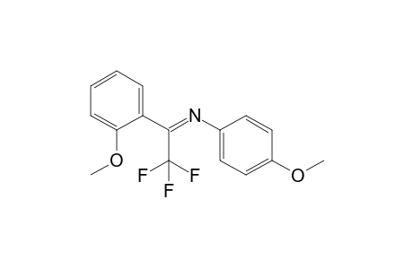 4-Methoxy-N-(2,2,2-trifluoro-1-(2-methoxyphenyl)ethylidene)aniline