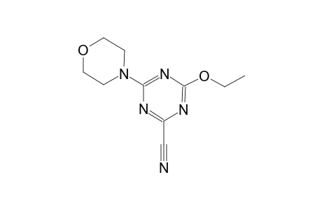 1,3,5-triazine-2-carbonitrile, 4-ethoxy-6-(4-morpholinyl)-