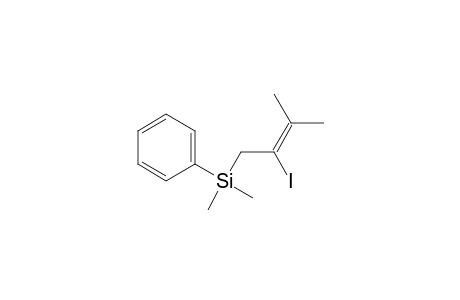 Silane, (2-iodo-3-methyl-2-butenyl)dimethylphenyl-