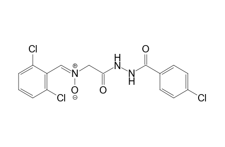 N-{[3-(p-chlorobenzoyl)carbazoyl]methyl}-alpha-(2,6-dichlorophenyl)nitrone