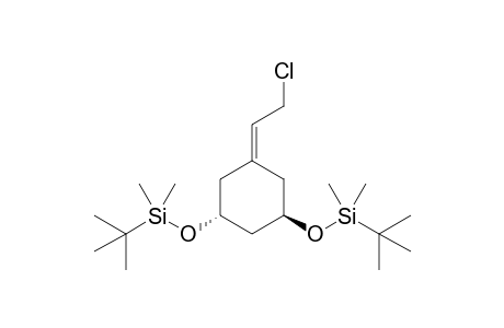 1,3-Bis(tert-butyldimethylsilyloxy)-5-(2-chloroethylidene)cyclohexane