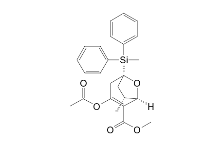 (1R,5R,7R)-3-acetoxy-7-methyl-5-[methyl(diphenyl)silyl]-8-oxabicyclo[3.2.1]oct-2-ene-2-carboxylic acid methyl ester