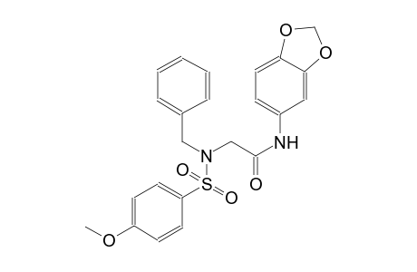 acetamide, N-(1,3-benzodioxol-5-yl)-2-[[(4-methoxyphenyl)sulfonyl](phenylmethyl)amino]-
