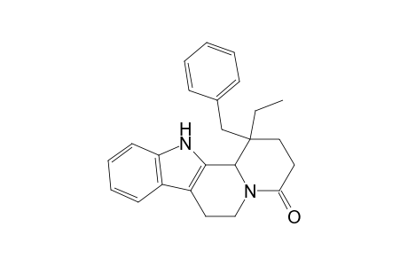 1-Benzyl-1-ethyl-1,2,3,4,5,6,7,12-octahydro-12bH-indolo[2,3-a]quinolizin-4-one