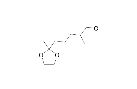 6,6-ETHYLENEDIOXY-2-METHYL-HEPTAN-1-OL