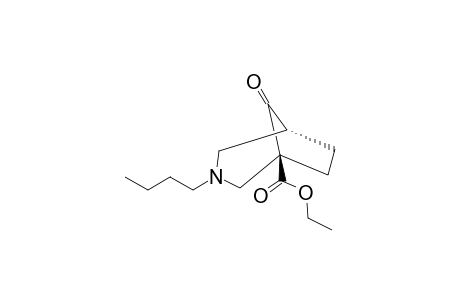 ETHYL-3-BUTYL-8-OXO-3-AZABICYCLO-[3.2.1]-OCTANE-1-CARBOXYLATE