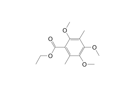 Benzoic acid, 2,4,5-trimethoxy-3,6-dimethyl-, ethyl ester