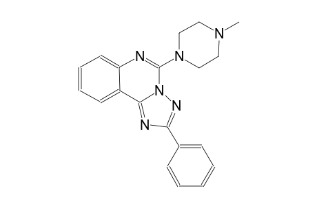 [1,2,4]triazolo[1,5-c]quinazoline, 5-(4-methyl-1-piperazinyl)-2-phenyl-