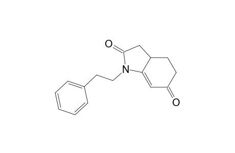 1-Phenethyl-3,3a,4,5-tetrahydro-1H-indole-2,6-dione