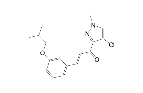 (2E)-1-(4-chloro-1-methyl-1H-pyrazol-3-yl)-3-(3-isobutoxyphenyl)-2-propen-1-one