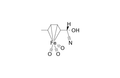 (2RS,3SR,6RS,3E,5E)-Tricarbonyl-[.eta(4).-(3->6)-2-hydroxyhepta-3,5-dienenitrile]-iron