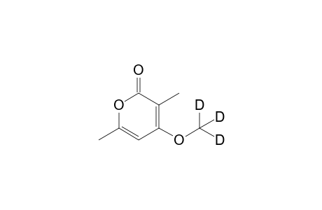 4-(Trideuteriomethoxy)-3,6-dimethyl-2H-pyran-2-one